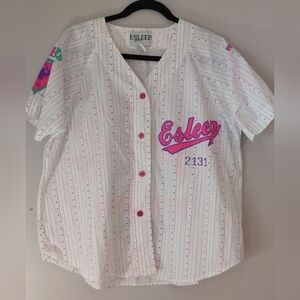 VTG ESLEEP boxer 1999 retro PJ shirt top cool cotton